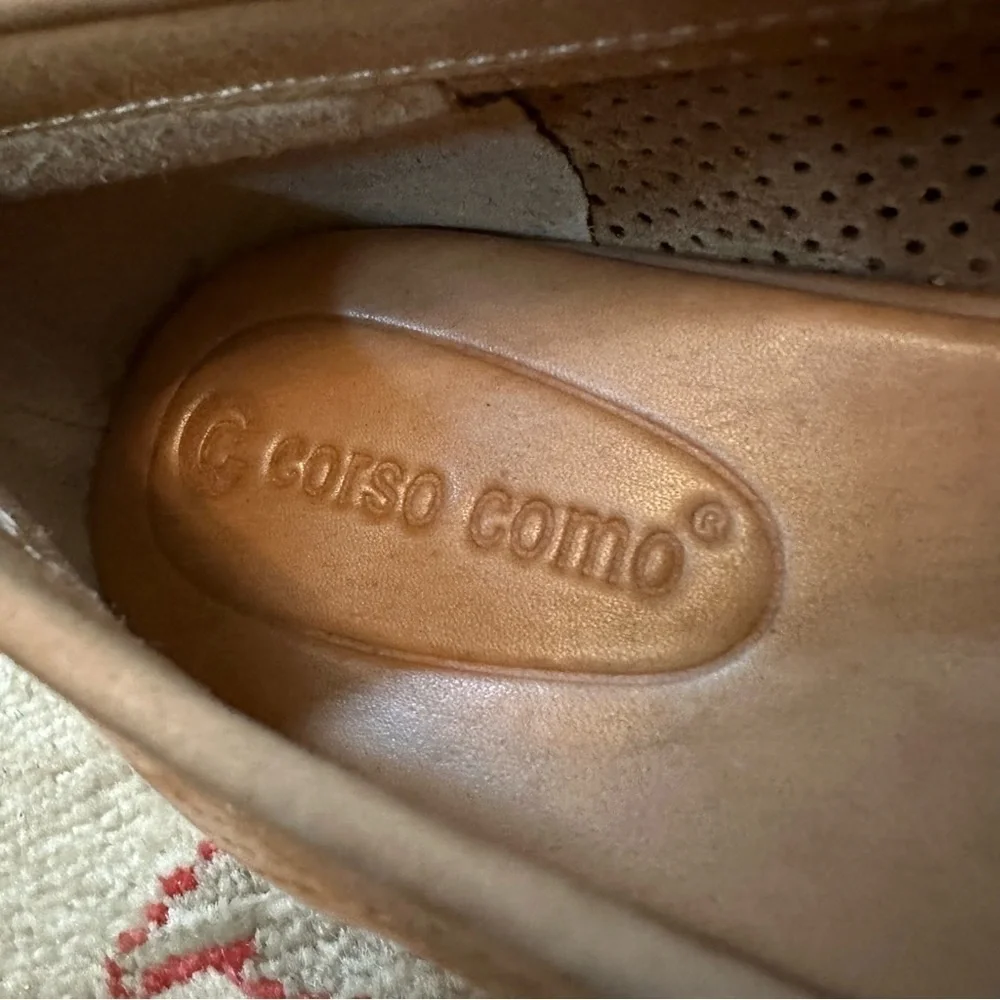 Corso Como Perforated Leather Carlynee Loafers